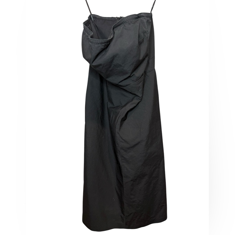 J. Crew Black Cotton Dress Strapless Dress‎ Size 4 summer wedding dress